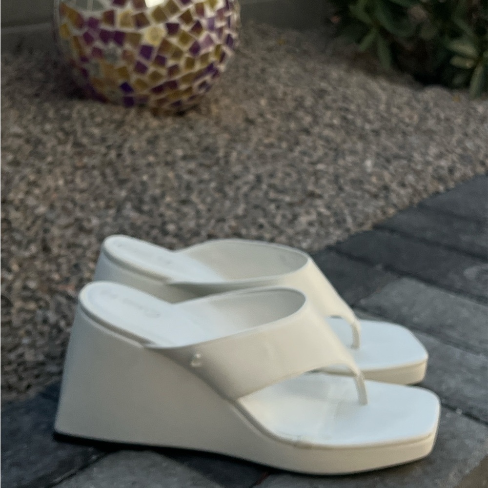 Sam Edelman Circus My Morina Thong Wedge Sandal Size 10 - Picture 11 of 12